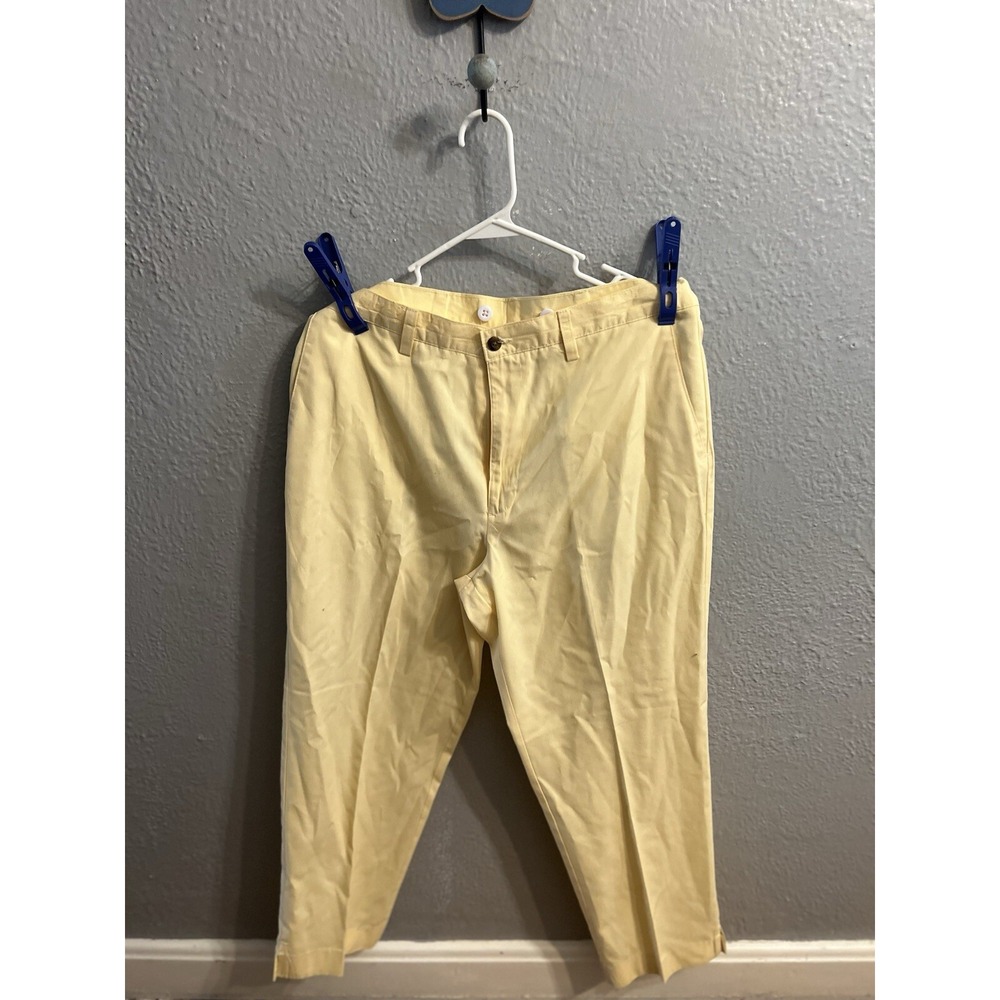 Vintage Haggar Yellow Pants‎ Mens 34×32